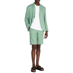 Sisley Mens Bermuda 4AGHS900O Shorts, Green 39B, 46, green 39b, 46