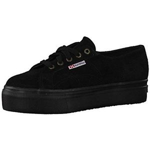 Superga Suew 2790 Sneakers voor dames, Zwart Full Black A09, 36 EU