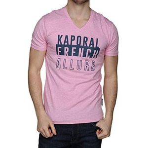 Kaporal Manzo T-shirt, korte mouwen, heren - roze - S