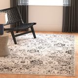 Safavieh Madison Collection tapijt, MAD611A, Bohemian stijl, vintage stijl, tapijt 3 x 5 inch, zilverkleurig/grijs