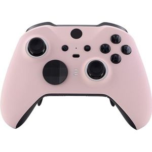 eXtremeRate Voorste Schaal Cover voor Xbox One Elite Series 2 (Model 1797),Shell Case &Accent Rings Vervanging voor Xbox Elite Series 2 Wireless Core Controller-Kersenbloesem Roze