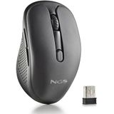 NGS - EVO Spook - Computer Muis - Zwart - Oplaadbare Batterij