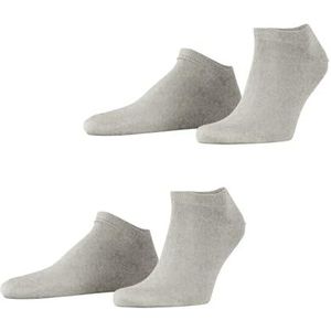 ESPRIT Heren Korte sokken Basic Uni 2-Pack M SN Katoen Kort eenkleurig Multipack 2 Paar, Grijs (Storm Grey 3820), 39-42