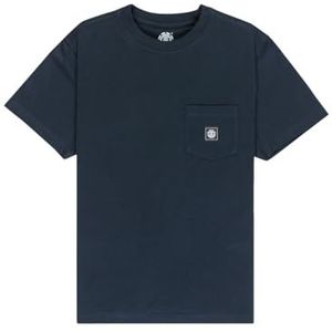 Element - ICON Label Pocket SS - T-shirt - Eclipse Navy - Voor Jongens - Maten 14 jaar