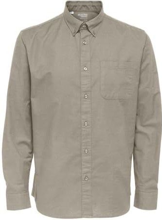 Selected Homme - Overhemd - Klassiek Design - Normale Pasvorm - Lange Mouwen