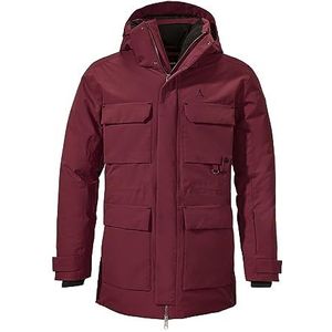 Schöffel Heren Down Parka Ridgeland M, Dark Burgundy, 54