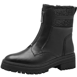 Marco Tozzi Dames warme voering boot 2-26430-43 modieuze laarzen, Black Comb, 42 EU, Black Com., 42 EU