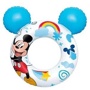 BESTWAY - Mickey-boei - Opblaasbaar - 9102K - Blauw - Kunststof - 65 cm diameter - Speelgoed voor kinderen en volwassenen - Buitenspel - Zwembad - Vanaf 3 jaar