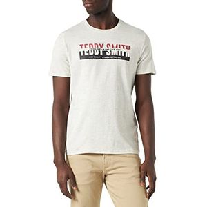 Teddy Smith T-shirt met ronde hals voor heren - T-Gordon MC Jersey, Wit Ivoor Chinees een, XXL
