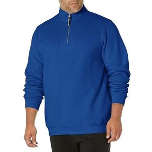 Charles River Apparel Unisex-Adult's Crosswind Quarter Zip Sweatshirt (Regular & Big-Tall Sizes), Royal, L