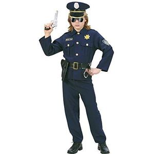 Policeman (jas, broek, riem met holster, hoed) - (158 cm/11-13 jaar)