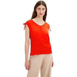 TOM TAILOR Dames Top 1035851, 15612 - Fever Red, 3XL