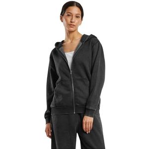 Build Your Brand Vintage Heavy Sweatshirt Met Rits