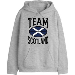 Republic Of California Team Scotland UXREPCZSW037 Sweatshirt voor heren, grijs gemêleerd, maat M, Grijs Melange, XXL
