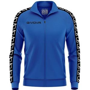 Givova Giacca Tricot Band Jacket, voor heren, blauw, maat 2XL