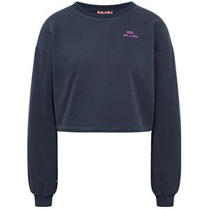 jopida Sweatshirt voor dames, donkerblauw, XS