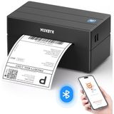 MUNBYN - Labelprinter - Zwart - Thermische Labelprinter - Bluetooth 4x6