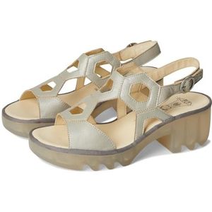 Fly London Tewa573fly damessandalen, Zilver, 39 EU