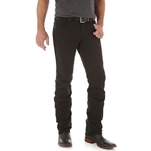 Wrangler Heren retro slim fit rechte pijpen jeans, zwart, 36W x 32L