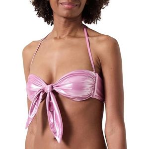 Pinko Rubicon Top Bikini Tecno Jersey Folie Eff. Nat, O87_Rosa Abbagl, S