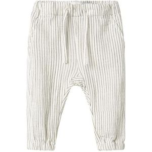 Name It - Broek - Cloud Dancer - Baby - Normale Pasvorm - Strepen