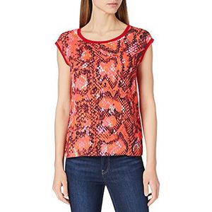 Street One Dames T-Shirt, Spice Rood, 40