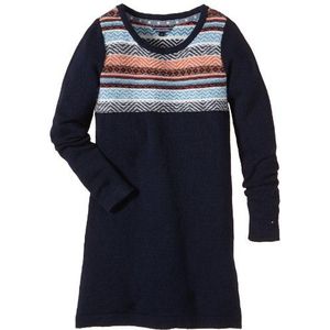 Tommy Hilfiger gebreide jurk voor meisjes MULTI INTARSIA SN SWEATER DRESS L/S