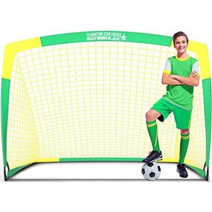 Voetbaldoel draagbaar voetbalnet voor de achtertuin training 5'x3.6', 1 pak
