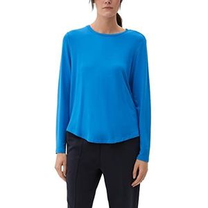 s.Oliver Dames T-shirts met lange mouwen, blauw, 44, blauw, 44