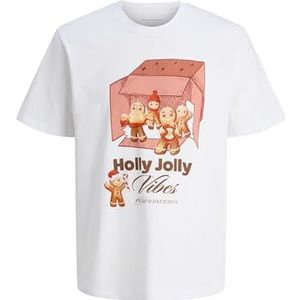 JACK & JONES Shirt  rosa / wit