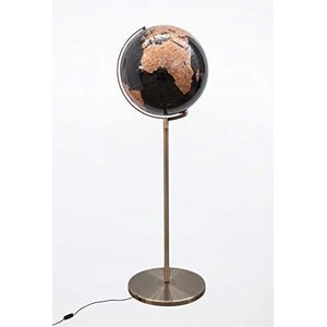Mascagni Globe, metaal, zwart, 42 cm
