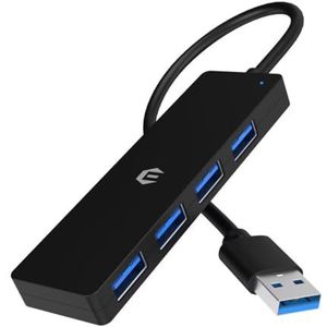 OOTDAY USB C Hub LAN, 4-in-1 USB C multiport met snelle gegevensoverdracht, USB 3.0 USB-uitbreiding, compatibel met desktopcomputer, MacBook Pro/Air, iMac