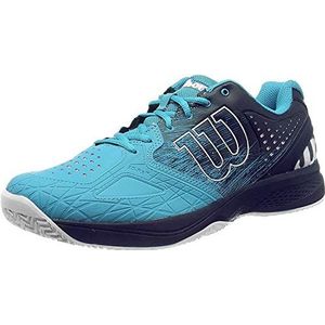 Wilson Kaos Comp 2.0 tennisschoenen voor heren, Blauw lichtblauw wit, 48 EU
