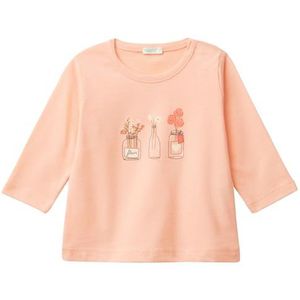 United Colors of Benetton T-shirt M/L, Roze, 12 Maanden