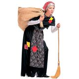 Widmann - Kostuum met driekoningskracht, schort, sjaal, hoofddoek, carnaval, Halloween