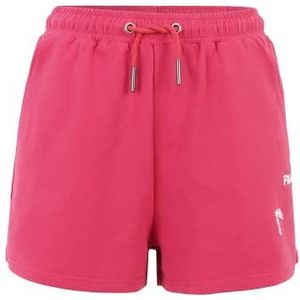 FILA Dames Brandenburg High Waist Shorts, Carmine, M, carmine, M