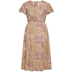 usha FESTIVAL Damesjurk met paisley-print 15827048-US04, marine meerkleurig, XXL, Jurk met paisley-print, XXL