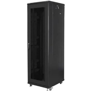 LANBERG Armario Rack de Pared 10 inch 12U 280 x 310 cm, zwart, Puerta Metalica (PAQUETE Plano) WF10-2312-00B