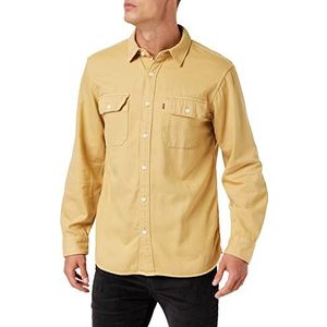 Levi's Heren Shirts Non Denim Shirt, Z1708 Tan Garment Dye, S