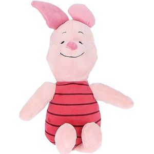 Disney pluche knuffel Piglet varken uit Winnie de Pooh - stof - 30 cm - Bekende cartoon figuren