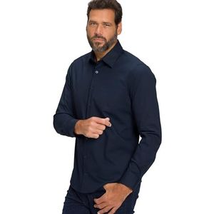 JP 1880 Heren 1/1 Flexnamic, Kent, MBF hemd, Navy Blue, L, marineblauw, L