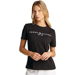 Tommy Hilfiger - Basic T-shirt - Donkerblauw - Katoen