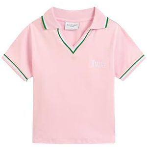 Juicy Couture polo tee polo, Juicy Pink, XS
