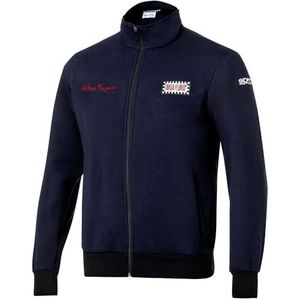 Sparco 013046AMBI0XS sweatshirt, ritssluiting, merzarium, maat XS, wit