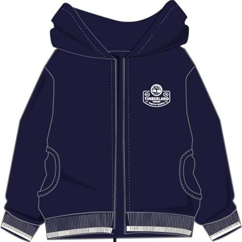 Timberland T60596 Cardigan voor jongens, Indigoblauw, 3 Jaren