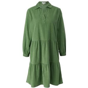s.Oliver Sales GmbH & Co. KG/s.Oliver Corduroy jurk voor dames, groen, 36