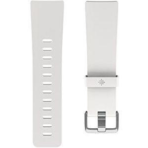 Fitbit Unisex Versa Smartwatch accessoireband, wit, groot