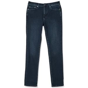 Amazon Essentials Men's Spijkerbroek met slanke pasvorm, Blauw Over-dye, 33W / 34L