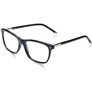 Escada VESB93 brillen, glanzend zwart, 54 voor dames, Zwart