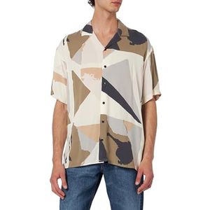 Jorluke WURL AOP Shirt SS SMU STYD24, Botercrème., S